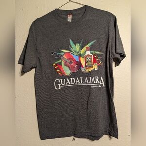 jalisco Gray Graphic T-Shirt Size M